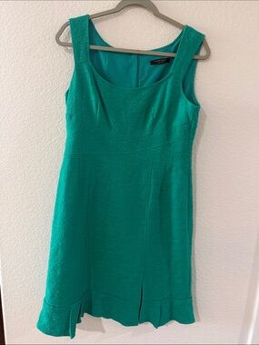 Nanette Lepore Teal Sleeveless Midi Sheath Dress